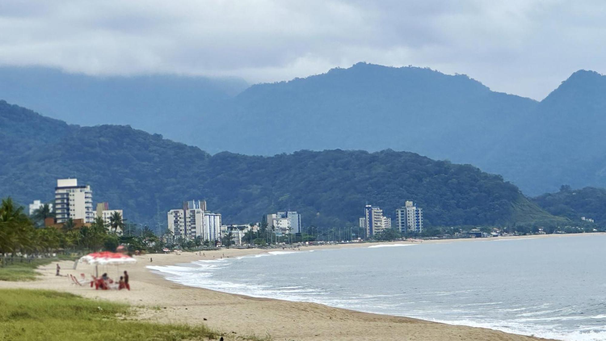 Casa C Piscina A 700M Da Praia De Caraguatatuba Sp Bagian luar foto