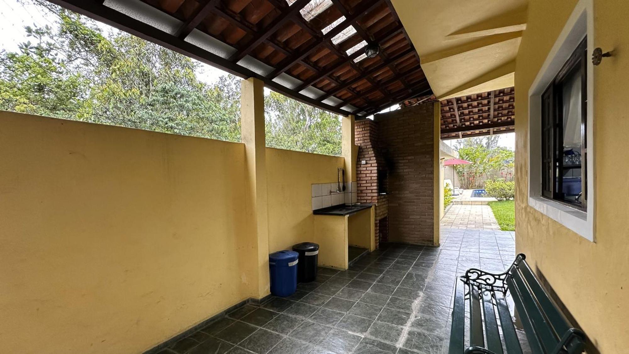 Casa C Piscina A 700M Da Praia De Caraguatatuba Sp Bagian luar foto